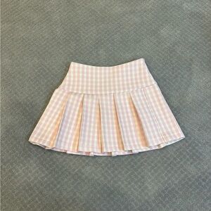 Aqua - Barbie Pink and White Checkered Skater Skirt